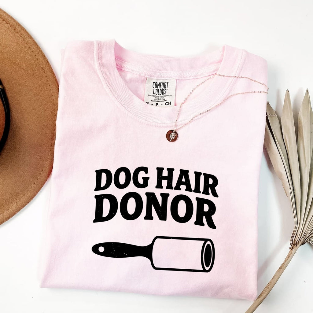 Pet Hair Remover Shirt Dog Companion Gift Women Nostalgic Tee Fur Remover Graphic Funny Dog Mom T-Shirt