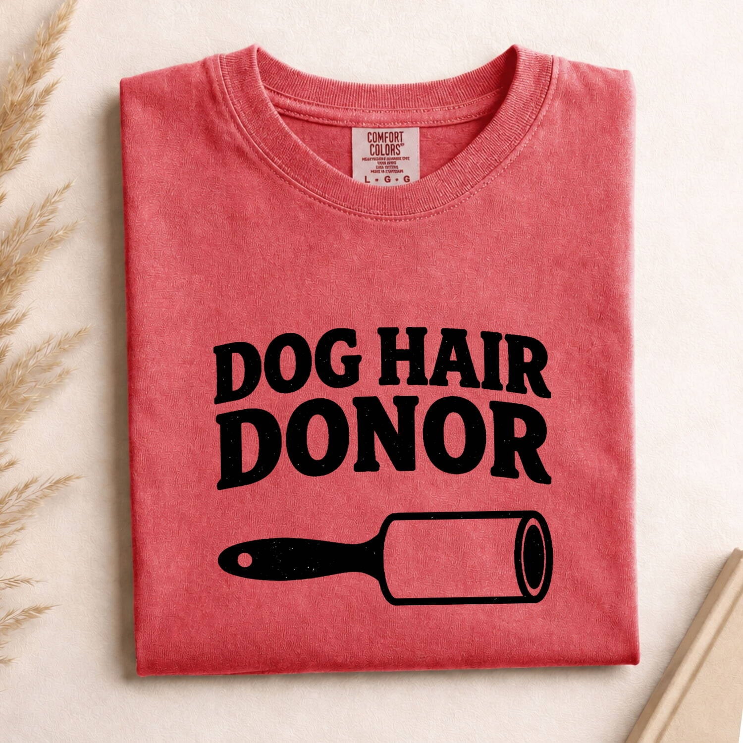 Pet Hair Remover Shirt Dog Companion Gift Women Nostalgic Tee Fur Remover Graphic Funny Dog Mom T-Shirt