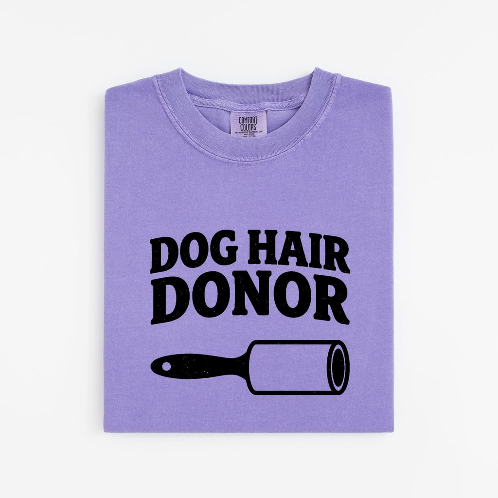 Pet Hair Remover Shirt Dog Companion Gift Women Nostalgic Tee Fur Remover Graphic Funny Dog Mom T-Shirt