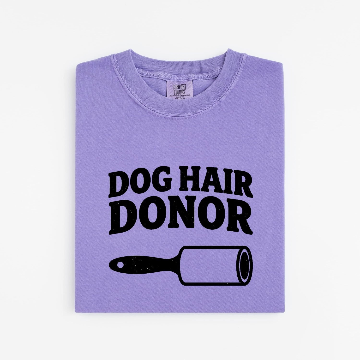 Pet Hair Remover Shirt Dog Companion Gift Women Nostalgic Tee Fur Remover Graphic Funny Dog Mom T-Shirt