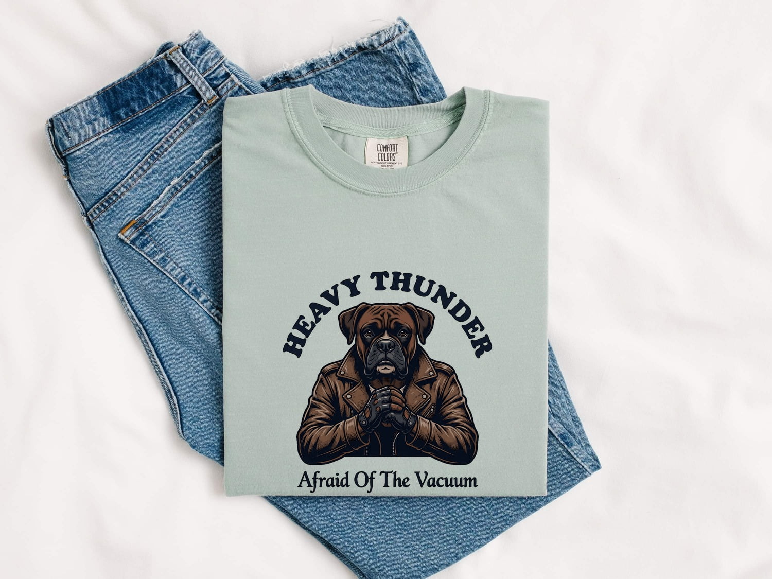 Boxer Pet Shirt Dog Satire Gift Women Distressed Tee Boxer Dog T-Shirt Dog Fan Vintage Tshirt Parody Graphic Retro Design Leather Coat