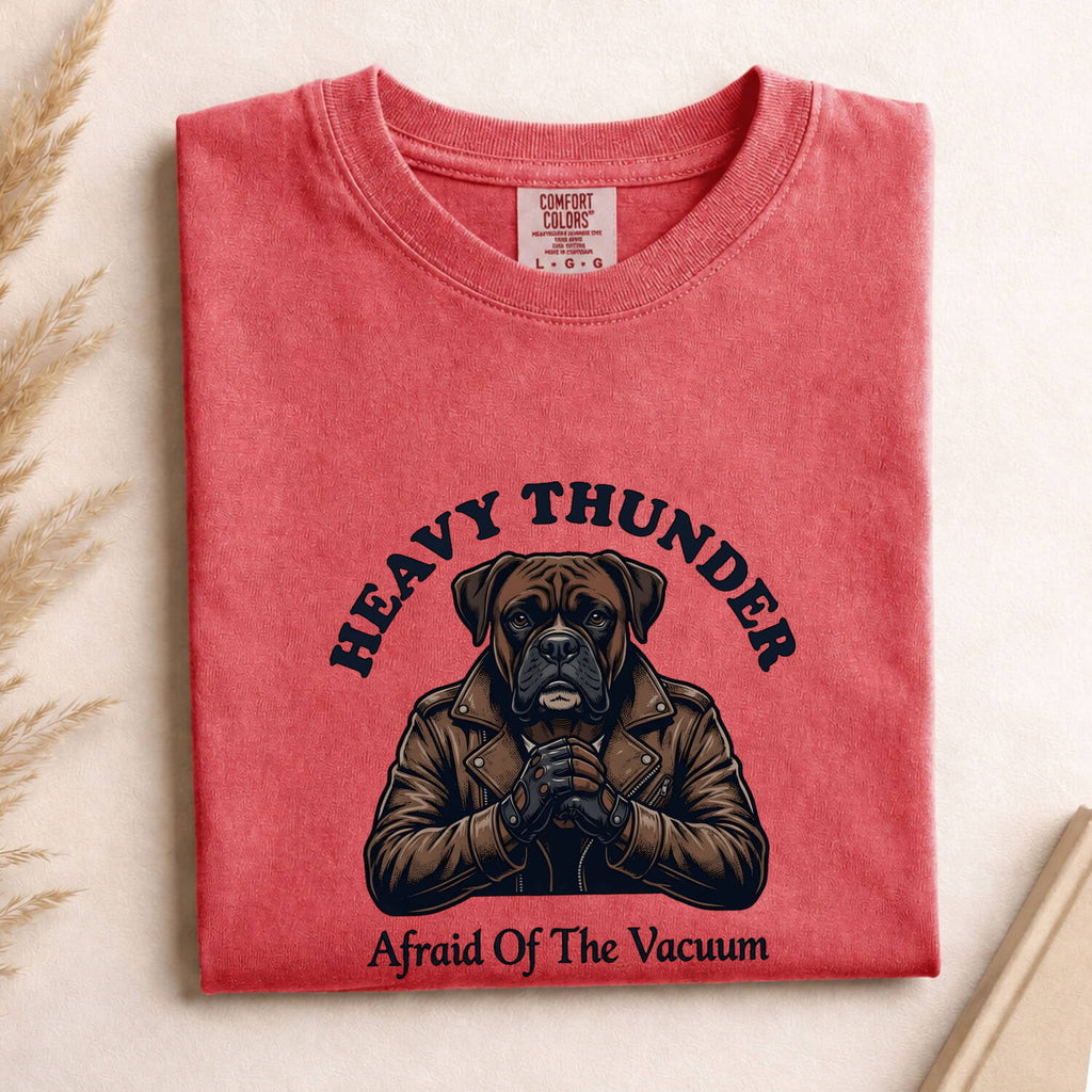 Boxer Pet Shirt Dog Satire Gift Women Distressed Tee Boxer Dog T-Shirt Dog Fan Vintage Tshirt Parody Graphic Retro Design Leather Coat