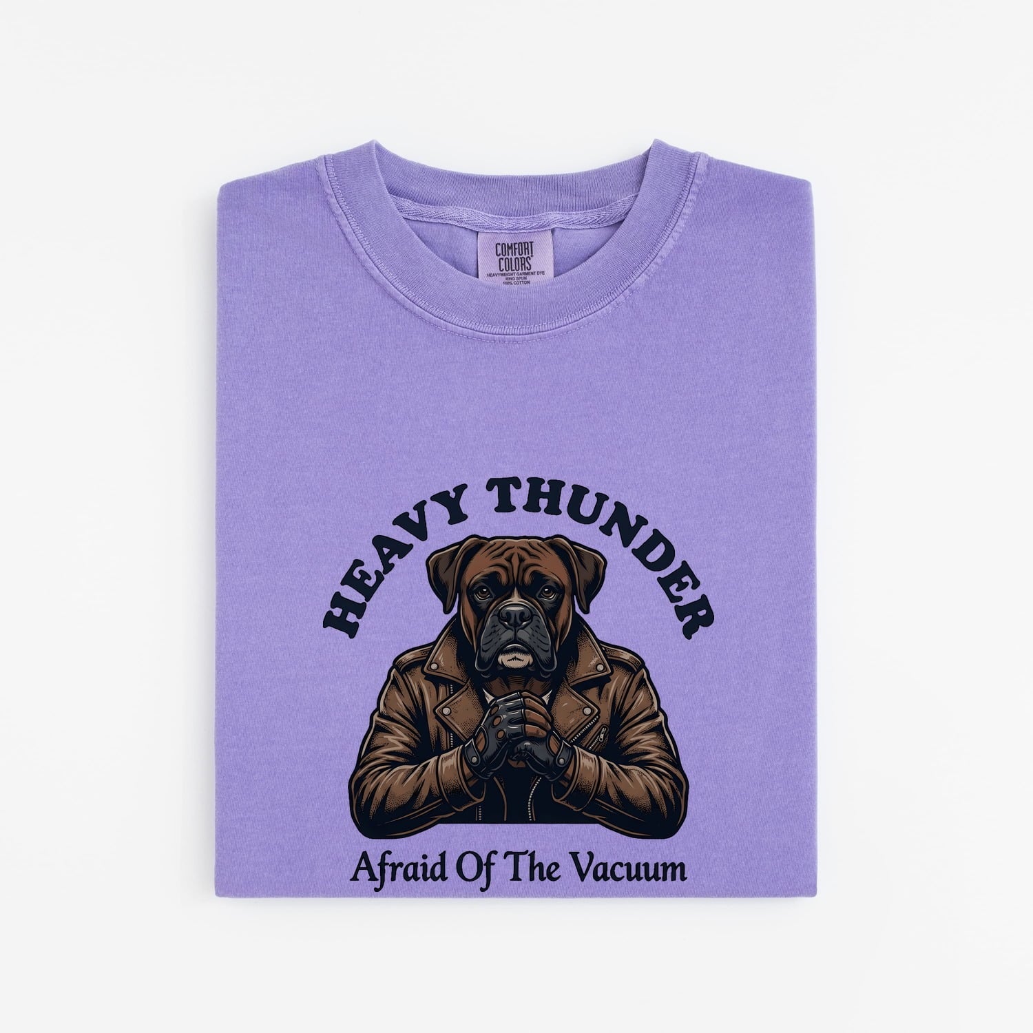 Boxer Pet Shirt Dog Satire Gift Women Distressed Tee Boxer Dog T-Shirt Dog Fan Vintage Tshirt Parody Graphic Retro Design Leather Coat