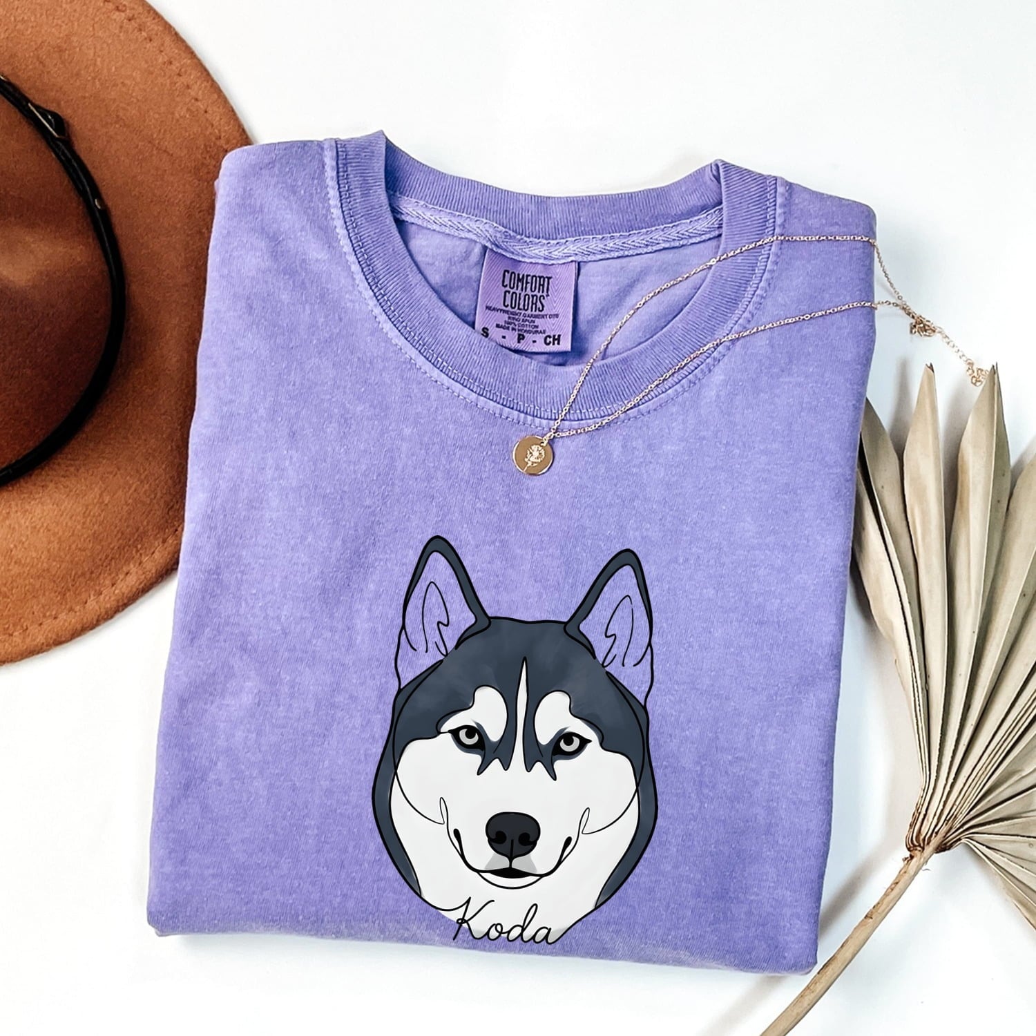 Husky Pet Shirt Dog Companions Gift Women Cartoon Tee Siberian Husky T-Shirt Dog Fan Husky Tshirt Companion Graphic Clean Engraved Name