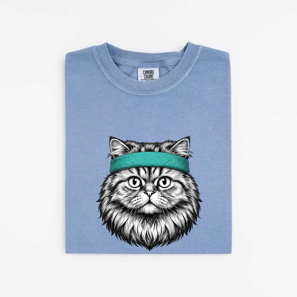 Tabby Cat Shirt Cat Pet Gift Women Hand Drawn Tee Kitty T-Shirt Cat Fan Feline Tshirt Animal Graphic Vintage Headband Tshirt