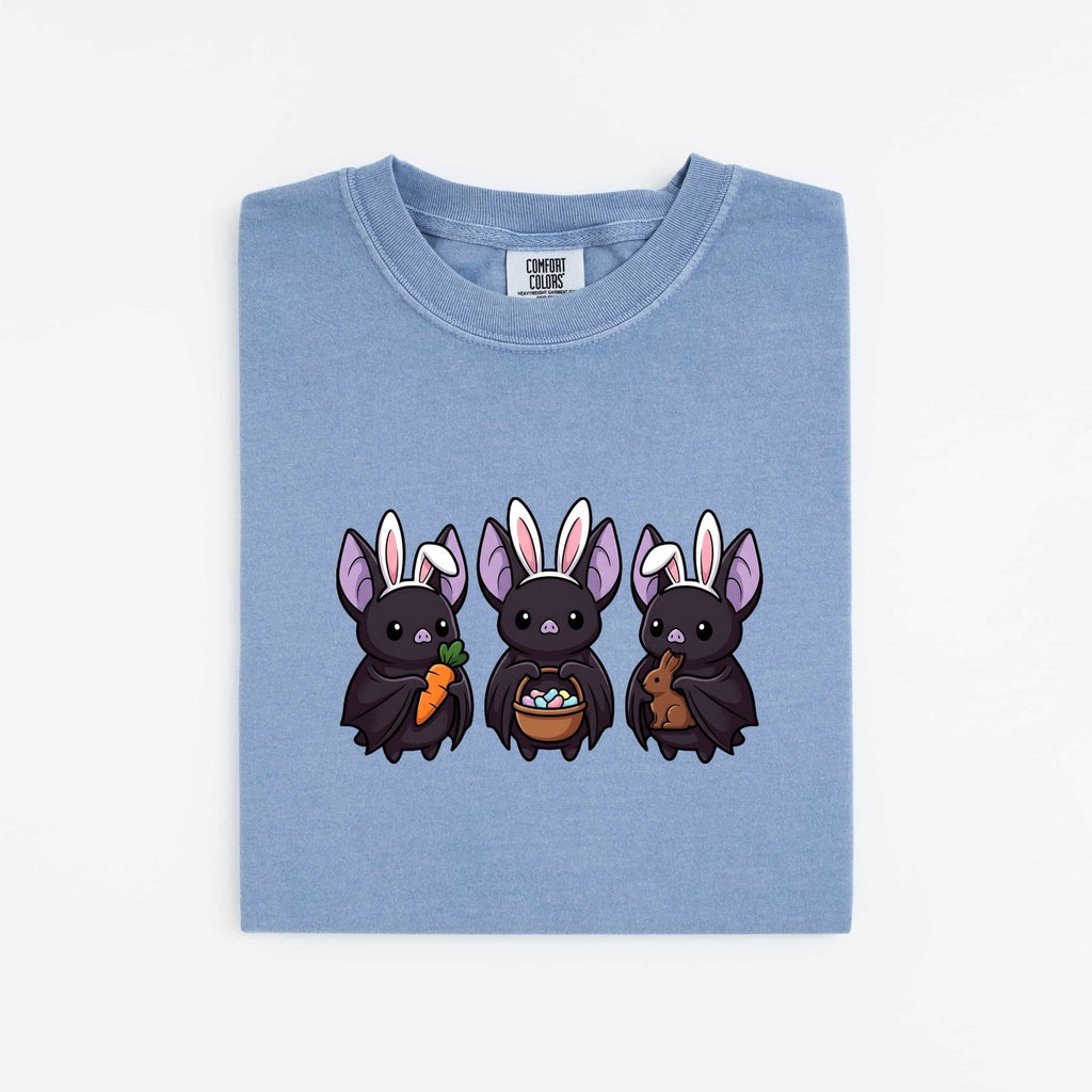 Hare Ears Shirt Easter Pet Gift Women Playful Tee Bunny Ears T-Shirt Easter Fan Rabbit Tshirt Animal Graphic Caricature Treat Basket Tshirt