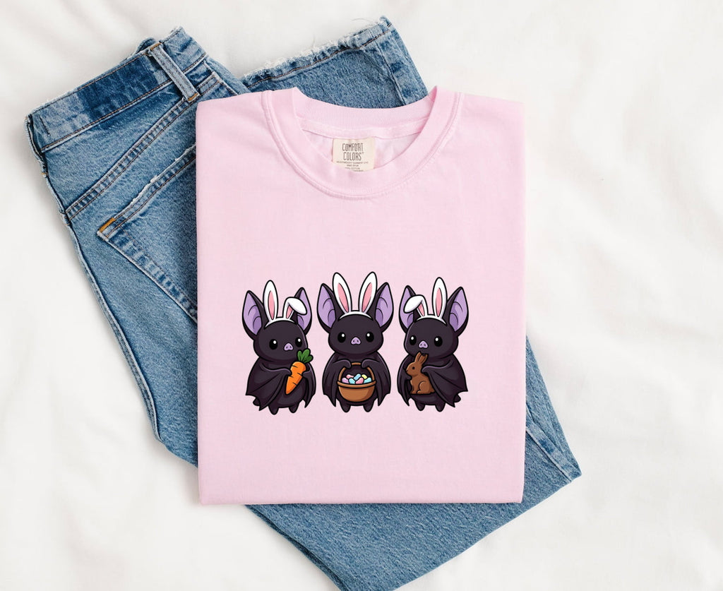 Hare Ears Shirt Easter Pet Gift Women Playful Tee Bunny Ears T-Shirt Easter Fan Rabbit Tshirt Animal Graphic Caricature Treat Basket Tshirt