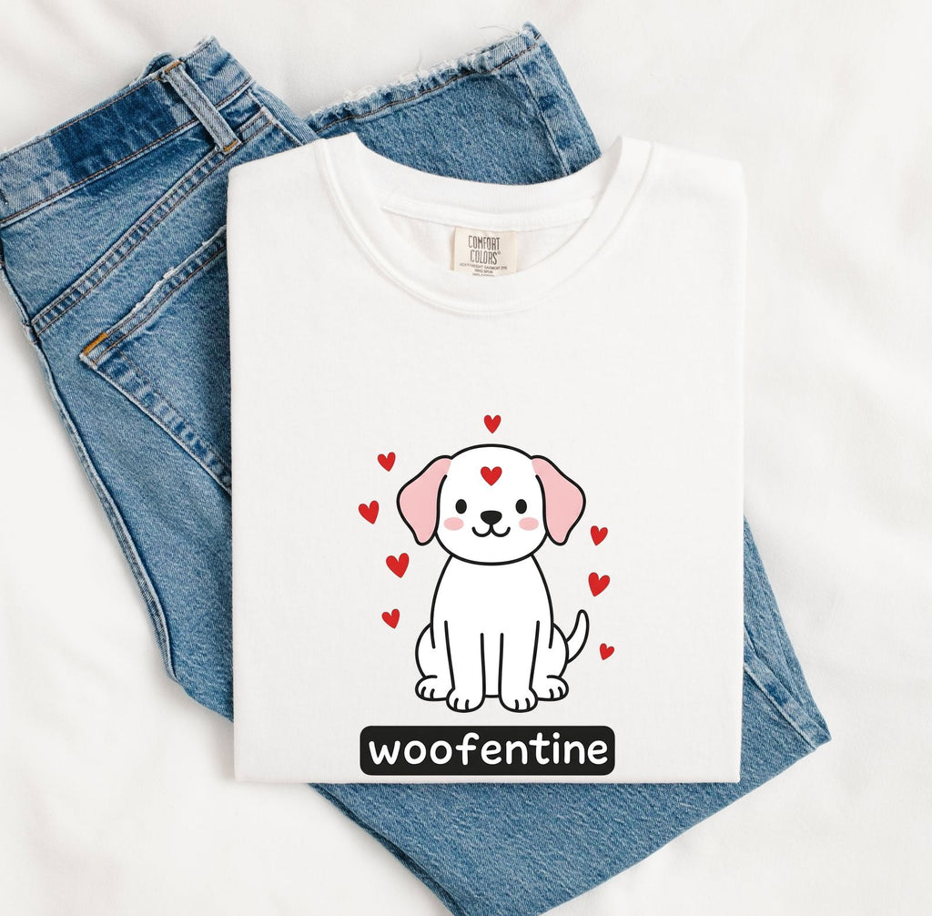Adorable Puppy Shirt Valentine Pet Gift Women Chibi Tee Dog T-Shirt Cupid Fan Cartoon Tshirt Animal Graphic Comic Love Symbols Tshirt
