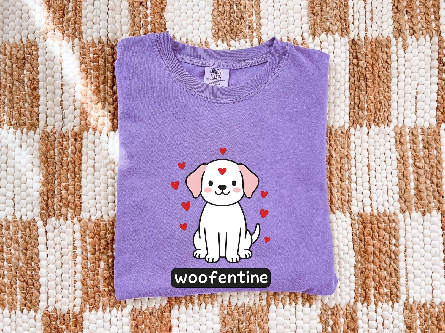 Adorable Puppy Shirt Valentine Pet Gift Women Chibi Tee Dog T-Shirt Cupid Fan Cartoon Tshirt Animal Graphic Comic Love Symbols Tshirt