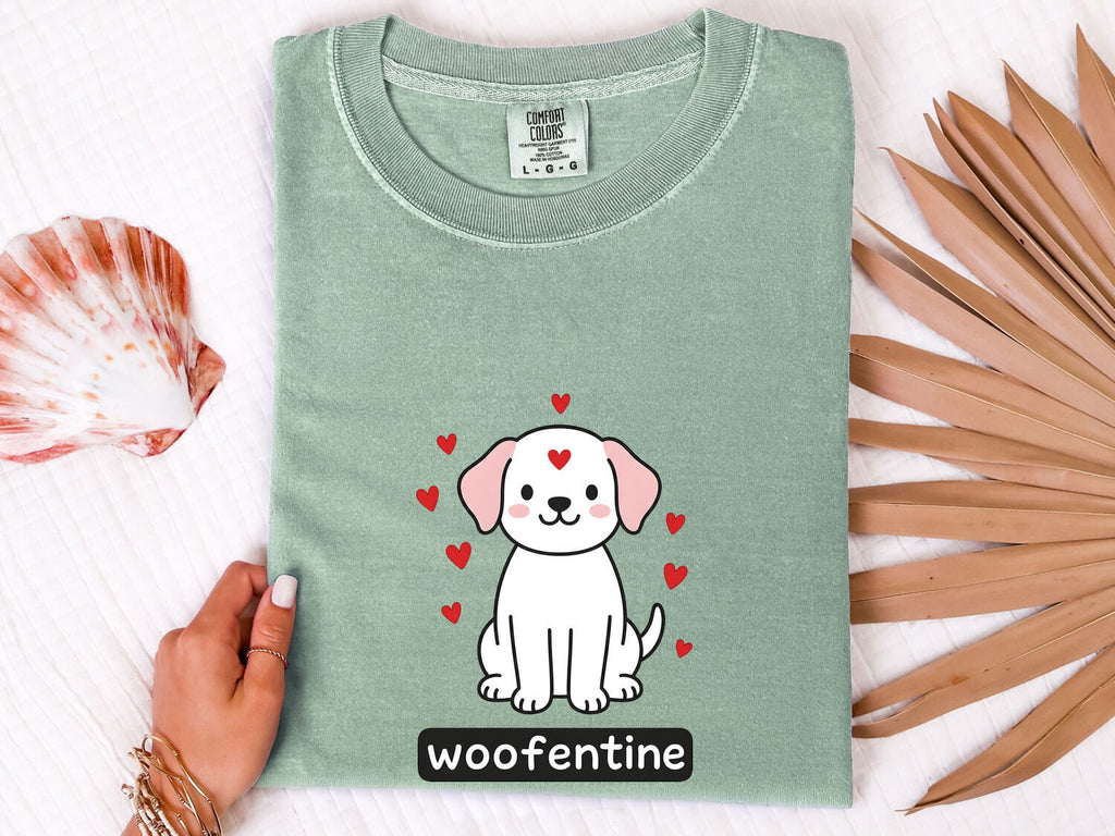 Adorable Puppy Shirt Valentine Pet Gift Women Chibi Tee Dog T-Shirt Cupid Fan Cartoon Tshirt Animal Graphic Comic Love Symbols Tshirt