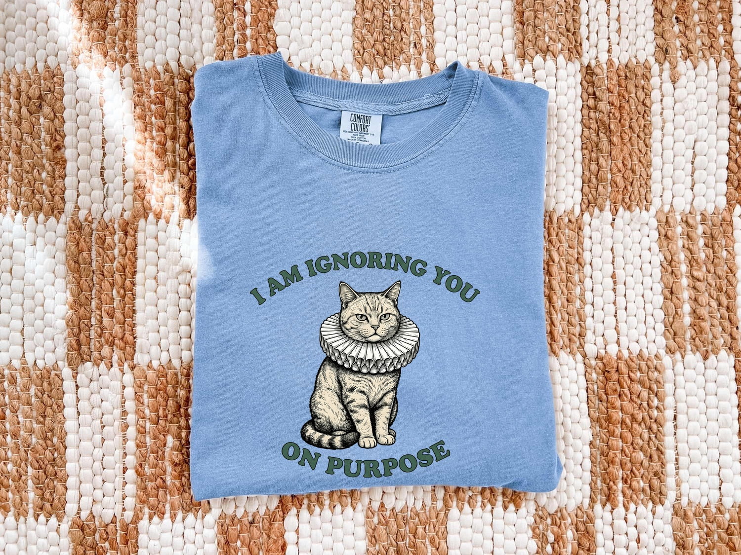 Cat Elizabethan Collar Shirt Funny Pet Gift Women Retro Tee E Collar T-Shirt Humor Fan Vintage Tshirt Animal Graphic Sketch Kitten Tshirt