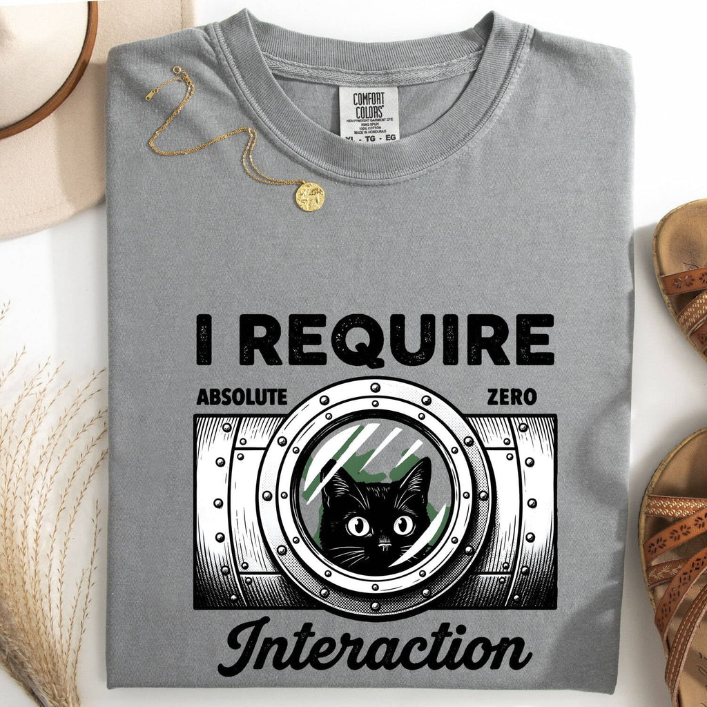 Black Cat Shirt Cat Mood Gift Women Cartoon Tee Kitty T-Shirt Cat Fan Feline Tshirt Emotional Graphic Minimalist Circle Tshirt