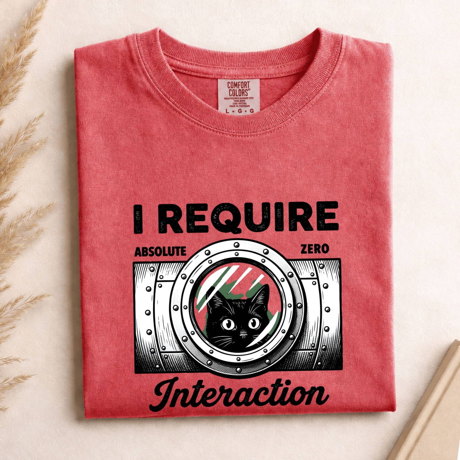 Black Cat Shirt Cat Mood Gift Women Cartoon Tee Kitty T-Shirt Cat Fan Feline Tshirt Emotional Graphic Minimalist Circle Tshirt