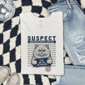 Grumpy Cat Mugshot Shirt Cat Humor Gift Women Hand Drawn Tee Mugshot T-Shirt Cat Fan Feline Tshirt Funny Graphic Vintage Police Lineup