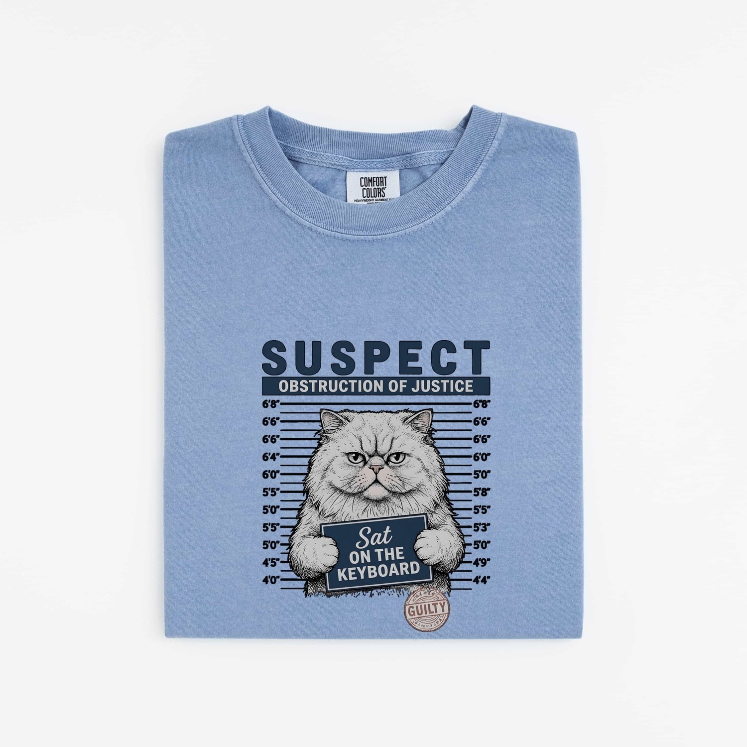 Grumpy Cat Mugshot Shirt Cat Humor Gift Women Hand Drawn Tee Mugshot T-Shirt Cat Fan Feline Tshirt Funny Graphic Vintage Police Lineup
