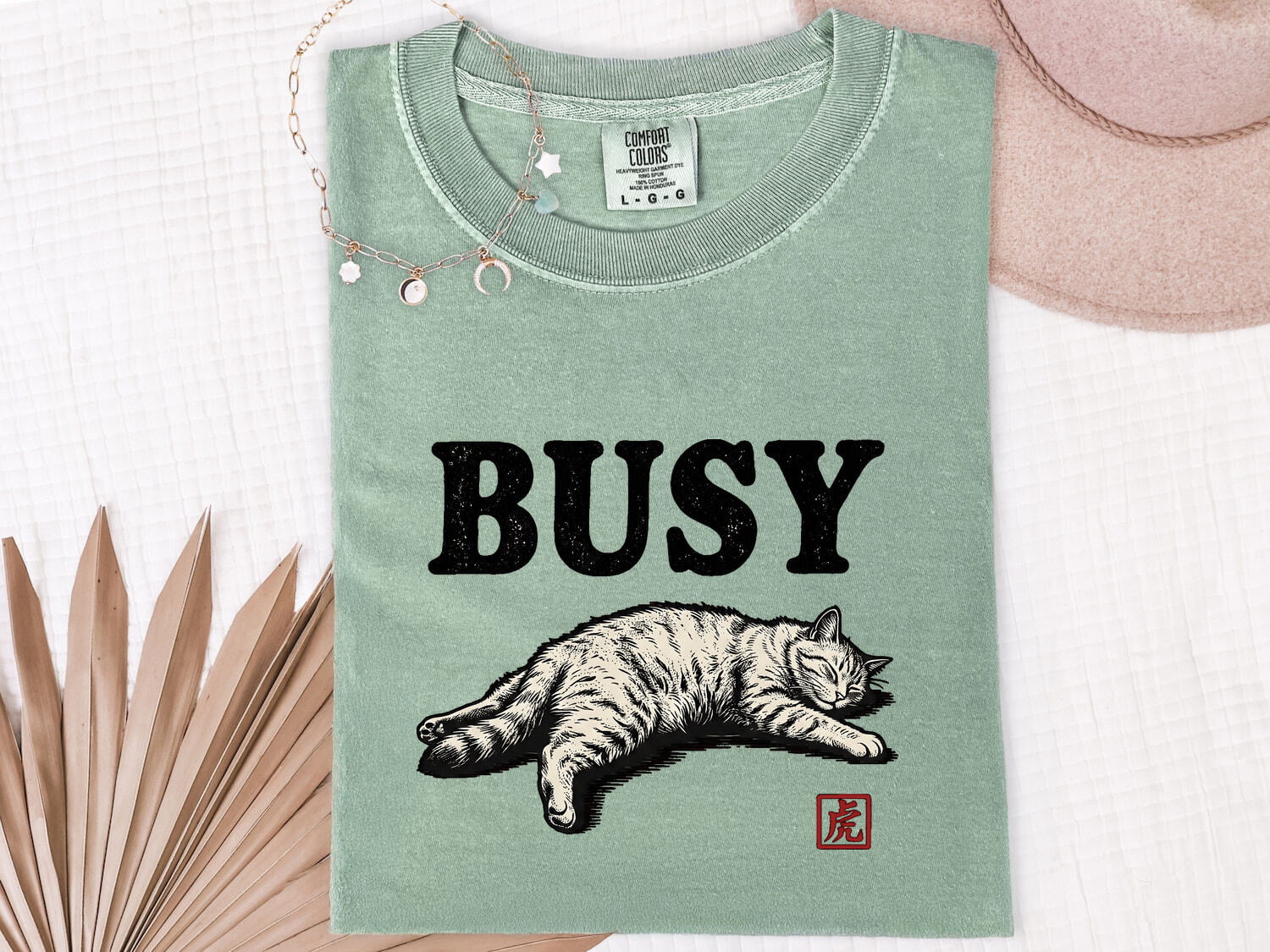 Dozing Cat Shirt Cat Comedy Gift Women Old School Tee Kitten T-Shirt Cat Fan Feline Tshirt Humor Graphic Cartoon Red Seal Tshirt