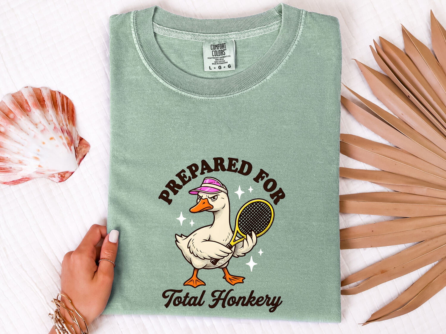 Duck Tennis Shirt Cute Pets Gift Women Caricature Tee Duck Sport T-Shirt Adorable Fan Cartoon Tshirt Animal Graphic Old School Twinkles