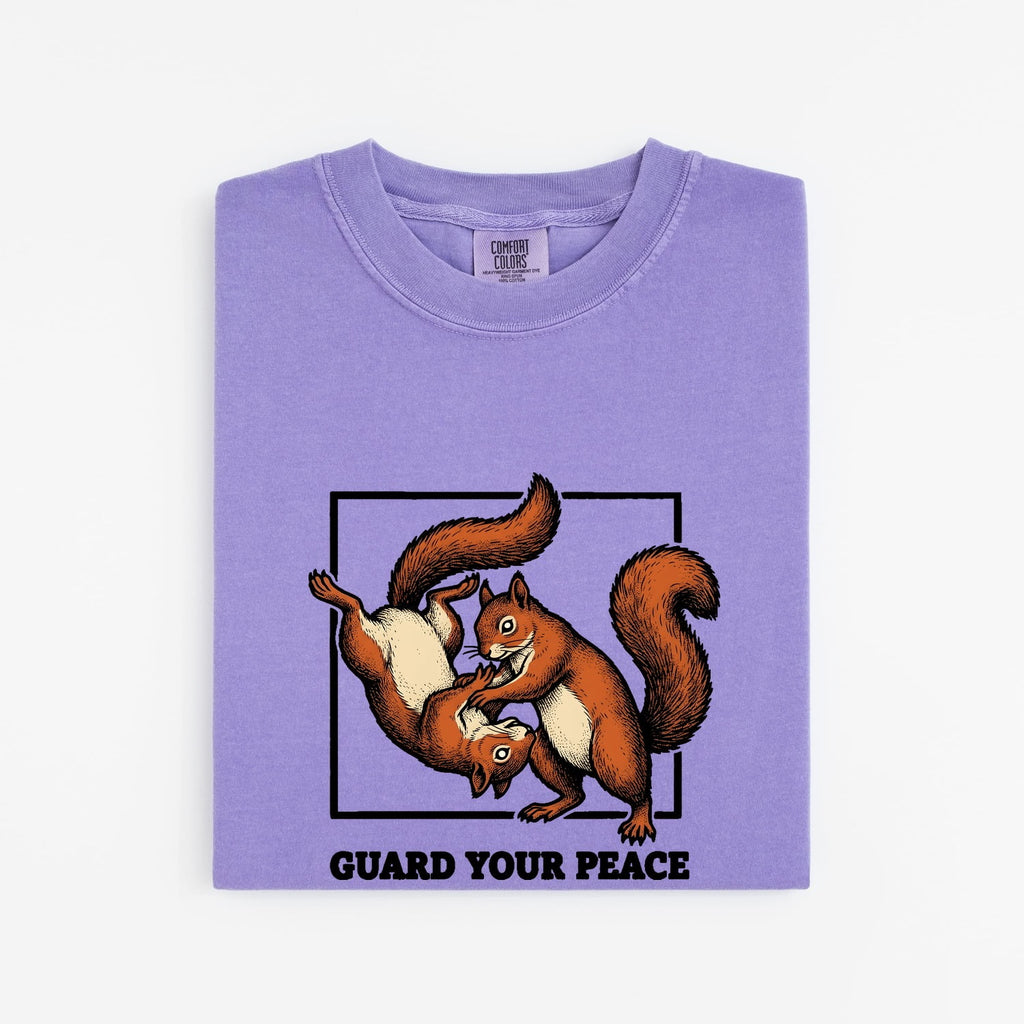 Fighting Squirrels Shirt Funny Pet Gift Women Retro Tee Squirrel T-Shirt Humor Fan Vintage Tshirt Animal Graphic Sketch Creature Tshirt