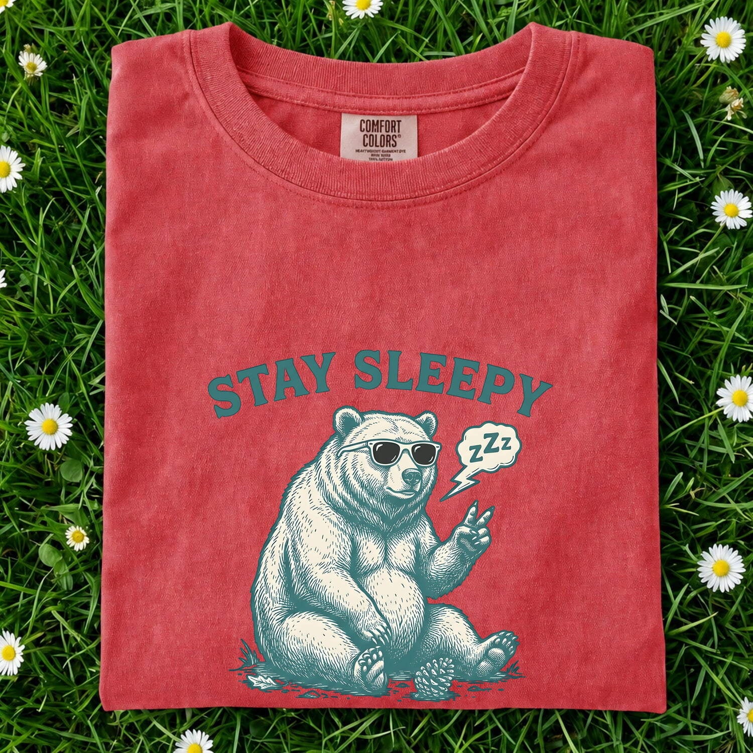 Bear Eyeglasses Shirt Funny Pets Gift Women Old School Tee Bear T-Shirt Humor Fan Vintage Tshirt Animal Graphic Cartoon Pine Cone Tshirt