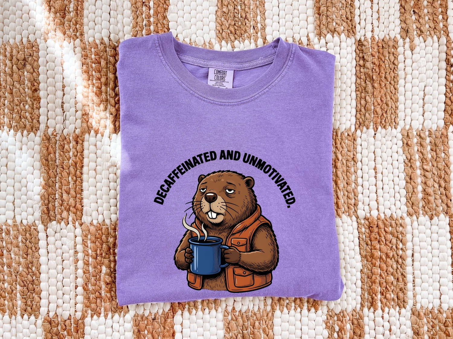 Latte Beaver Shirt Funny Pets Gift Women Doodle Tee Beaver T-Shirt Humor Fan Cartoon Tshirt Animal Graphic Old School Work Vest Tshirt