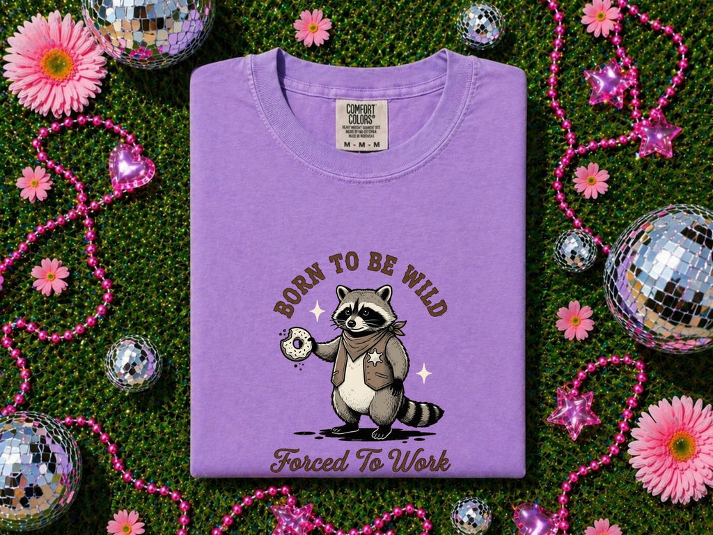 Raccoon Deputy Shirt Funny Pet Gift Women Animated Tee Raccoon T-Shirt Humor Fan Cartoon Tshirt Animal Graphic Hand Drawn Sweet Treat Tshirt
