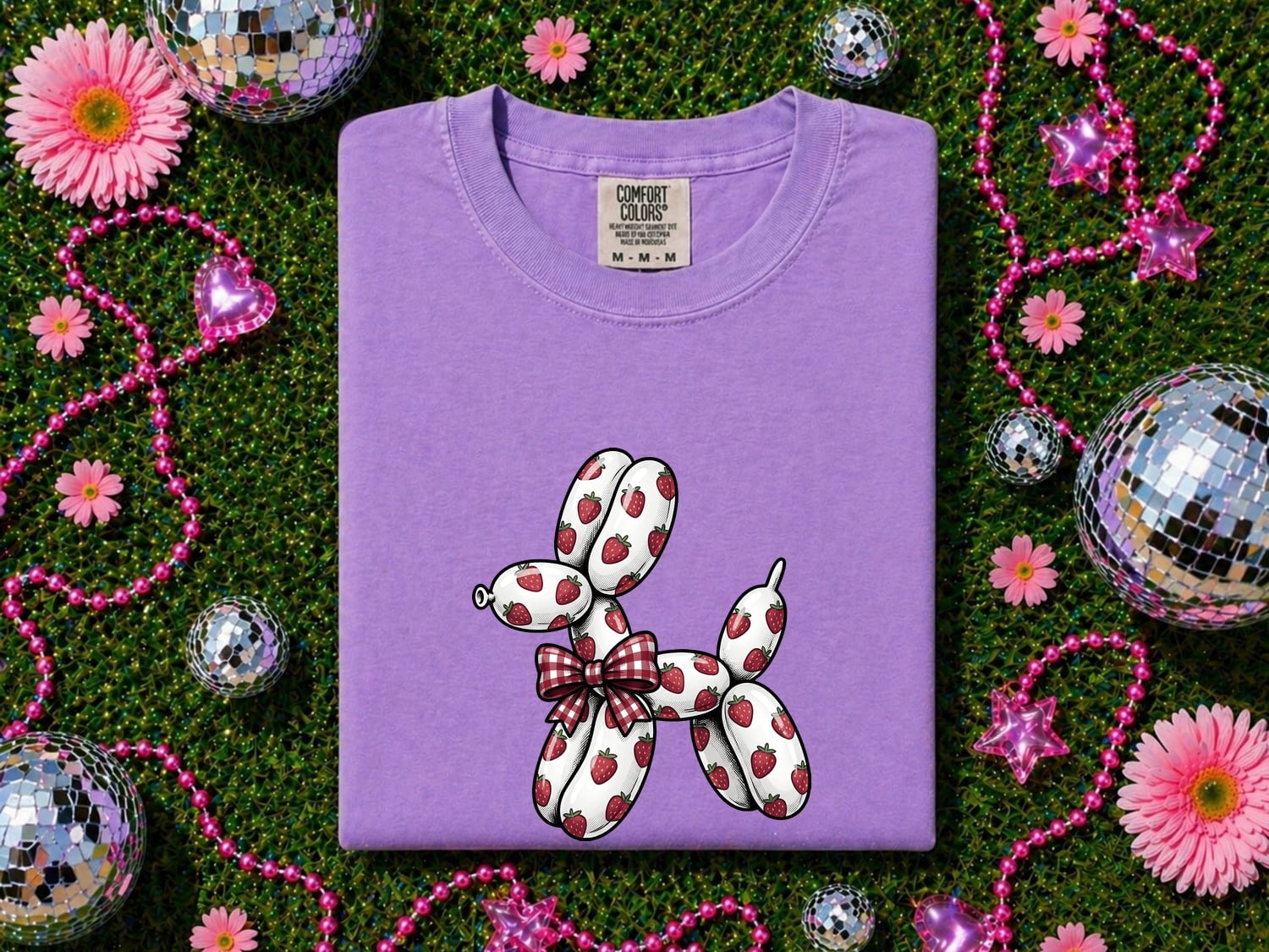 Inflatable Dog Shirt Cute Pet Gift Women Comic Tee Blow Up Dog T-Shirt Adorable Fan Cartoon Tshirt Animal Graphic Design Graphic Berries