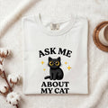 Black Cat Shirt Cat Pet Gift Women Cute Tee Kitty T-Shirt Cat Fan Feline Tshirt Animal Graphic Kawaii Sparkles Tshirt