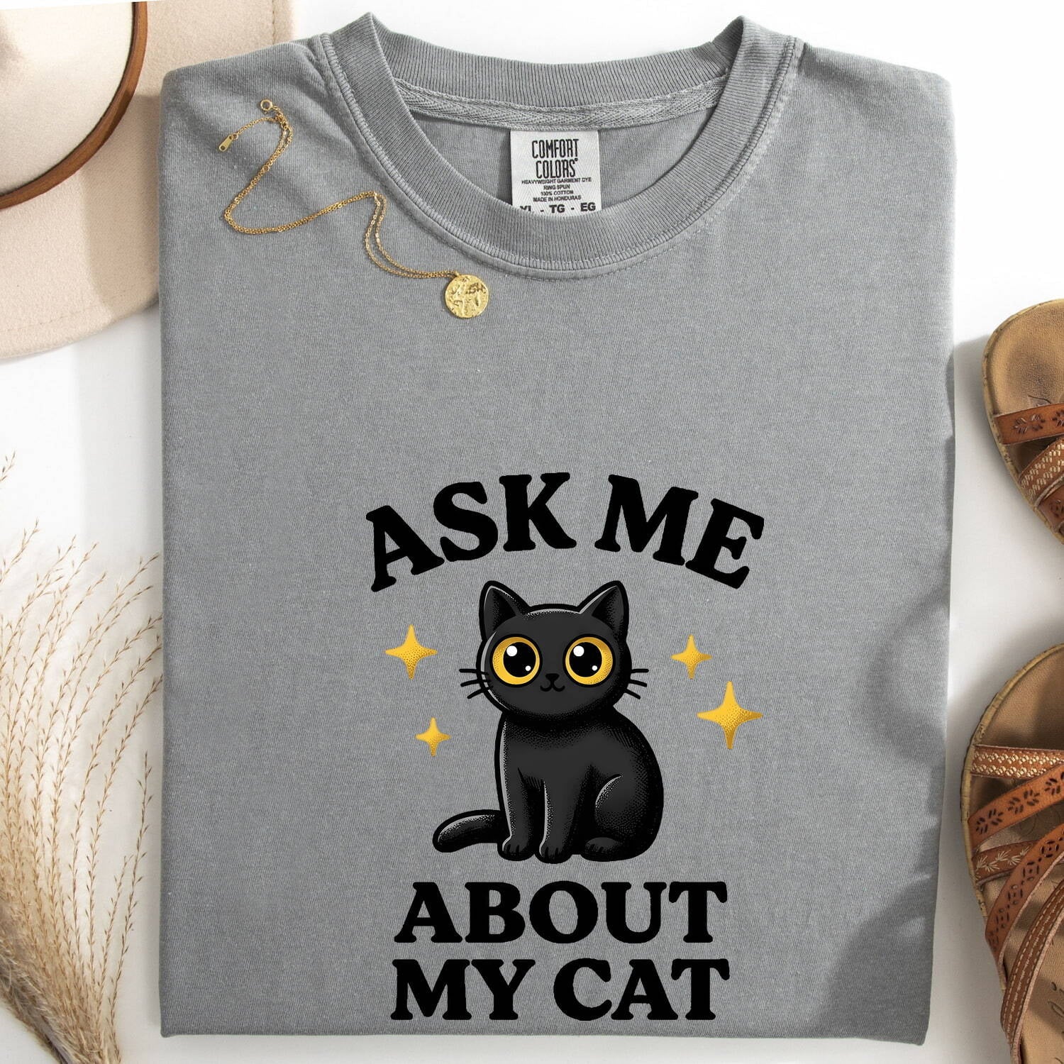 Black Cat Shirt Cat Pet Gift Women Cute Tee Kitty T-Shirt Cat Fan Feline Tshirt Animal Graphic Kawaii Sparkles Tshirt