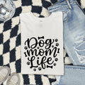 Dog Mom Shirt Dog Mom Pet Gift Women Cartoon Tee Dog Mama T-Shirt Dog Mom Fan Puppy Tshirt Animal Graphic Contemporary Paw Marks Tshirt