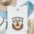 Canine Ghost Shirt Halloween Animal Gift Women Cartoon Tee Dog Spirit T-Shirt Halloween Fan Spooky Tshirt Pet Graphic Nostalgic Halloween
