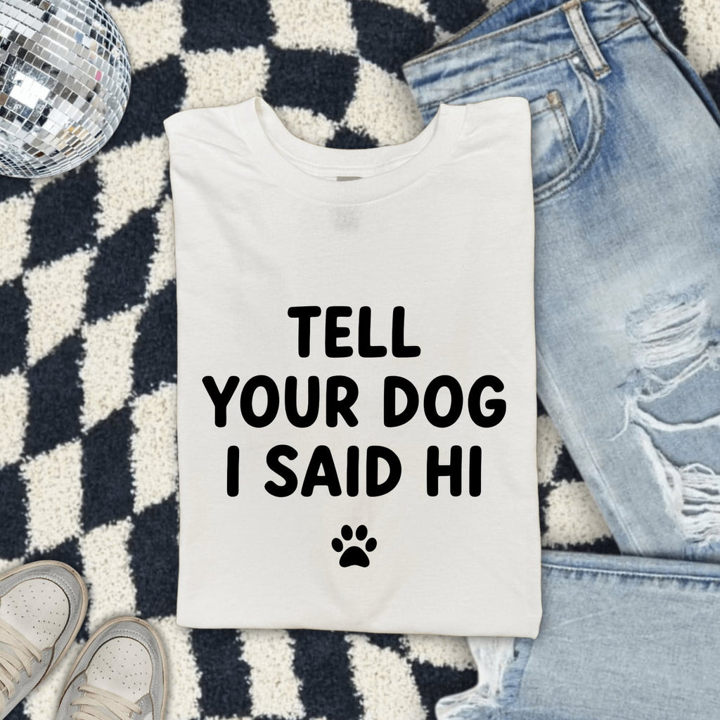 Paw Print Shirt Dog Animal Gift Women Playful Tee Footprint T-Shirt Dog Fan Paw Graphic Tshirt Minimalist Pet Humor Tshirt