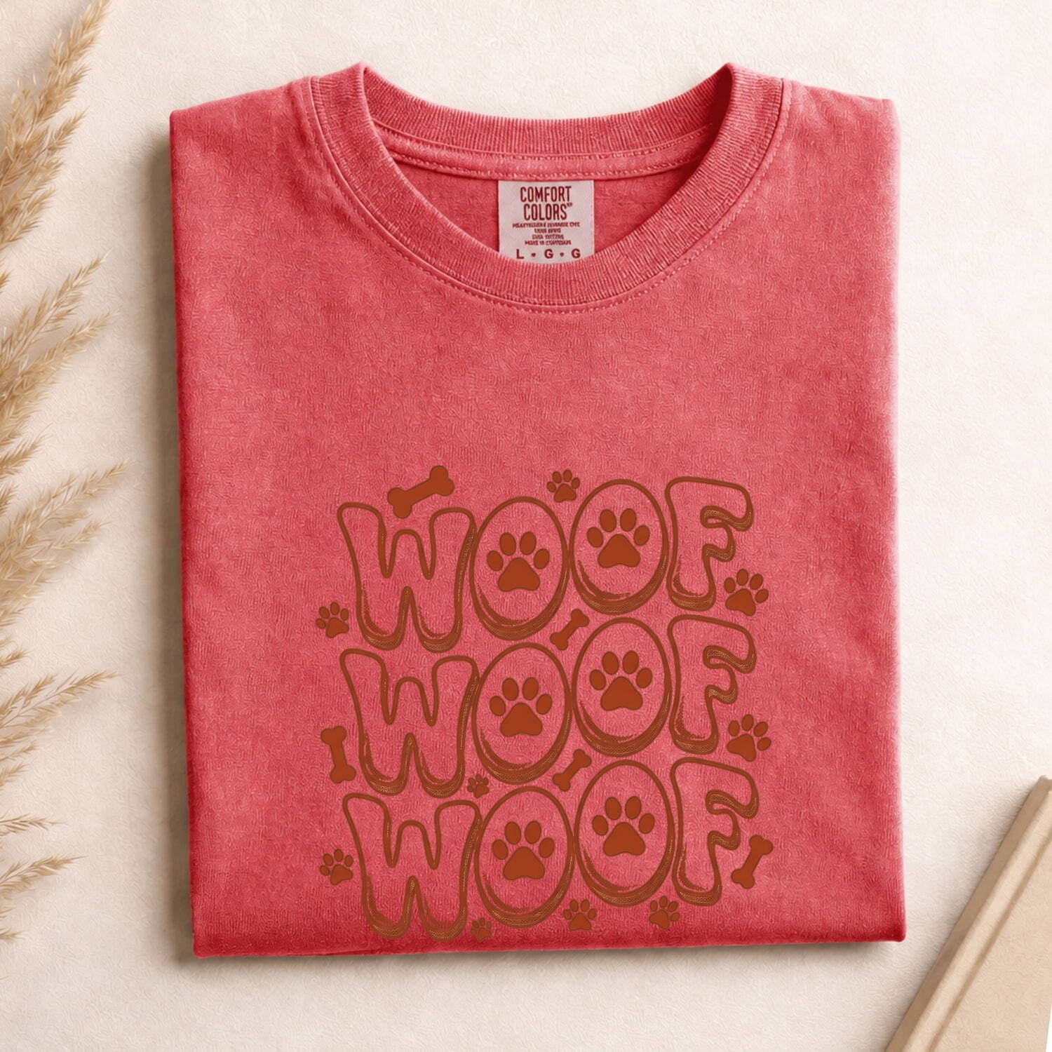 Canine Paw Print Shirt St. Valentine's Day Animal Gift Women Charming Tee Dog Paw T-Shirt Valentine Fan Cute Graphic Pet Illustration