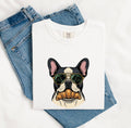 French Bulldog Shirt Dog Snacks Gift Women Graphic Tee Bulldog T-Shirt Dog Fan Puppy Tshirt Snack Design Vintage Sunglasses Tshirt