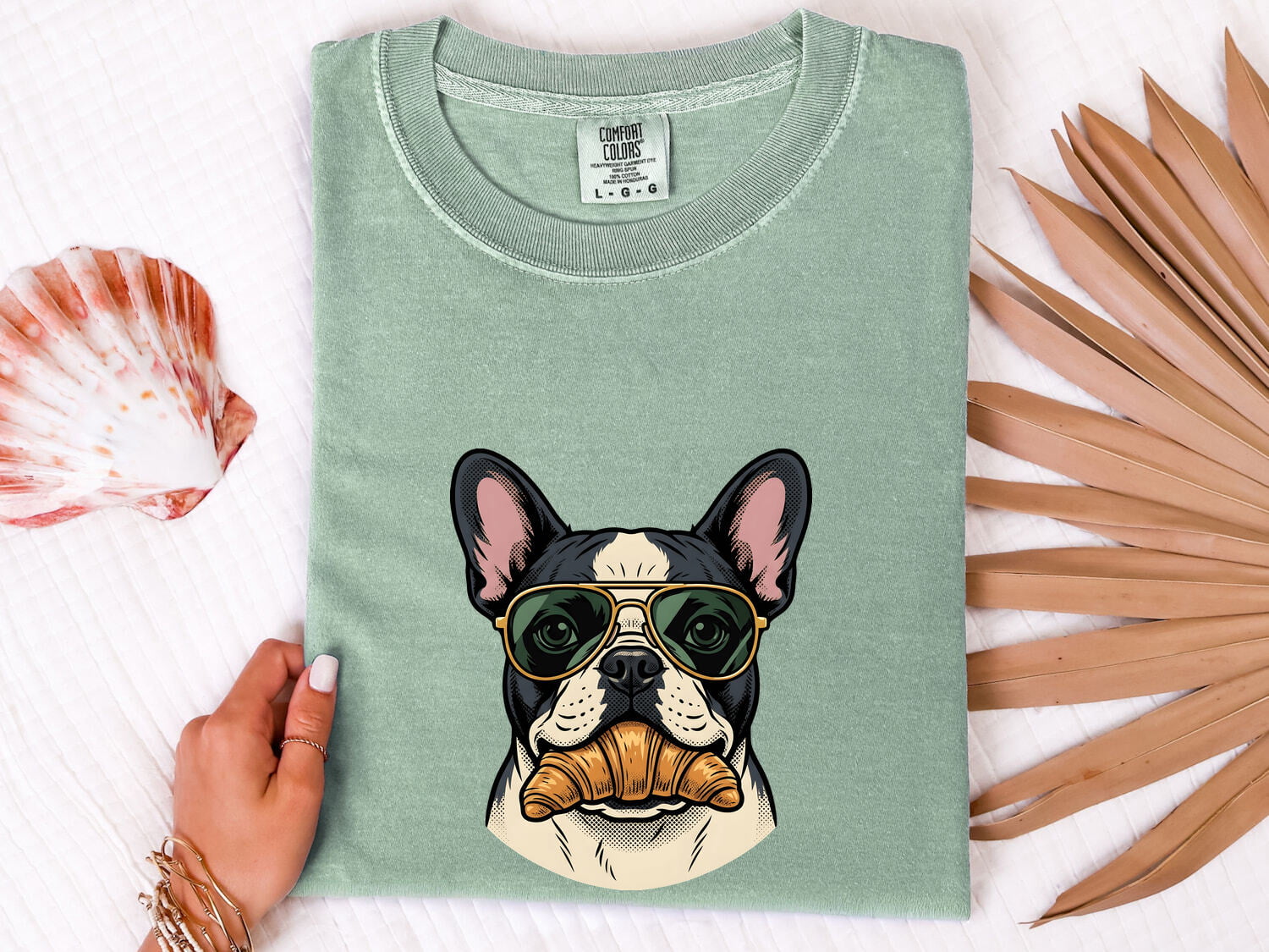 French Bulldog Shirt Dog Snacks Gift Women Graphic Tee Bulldog T-Shirt Dog Fan Puppy Tshirt Snack Design Vintage Sunglasses Tshirt