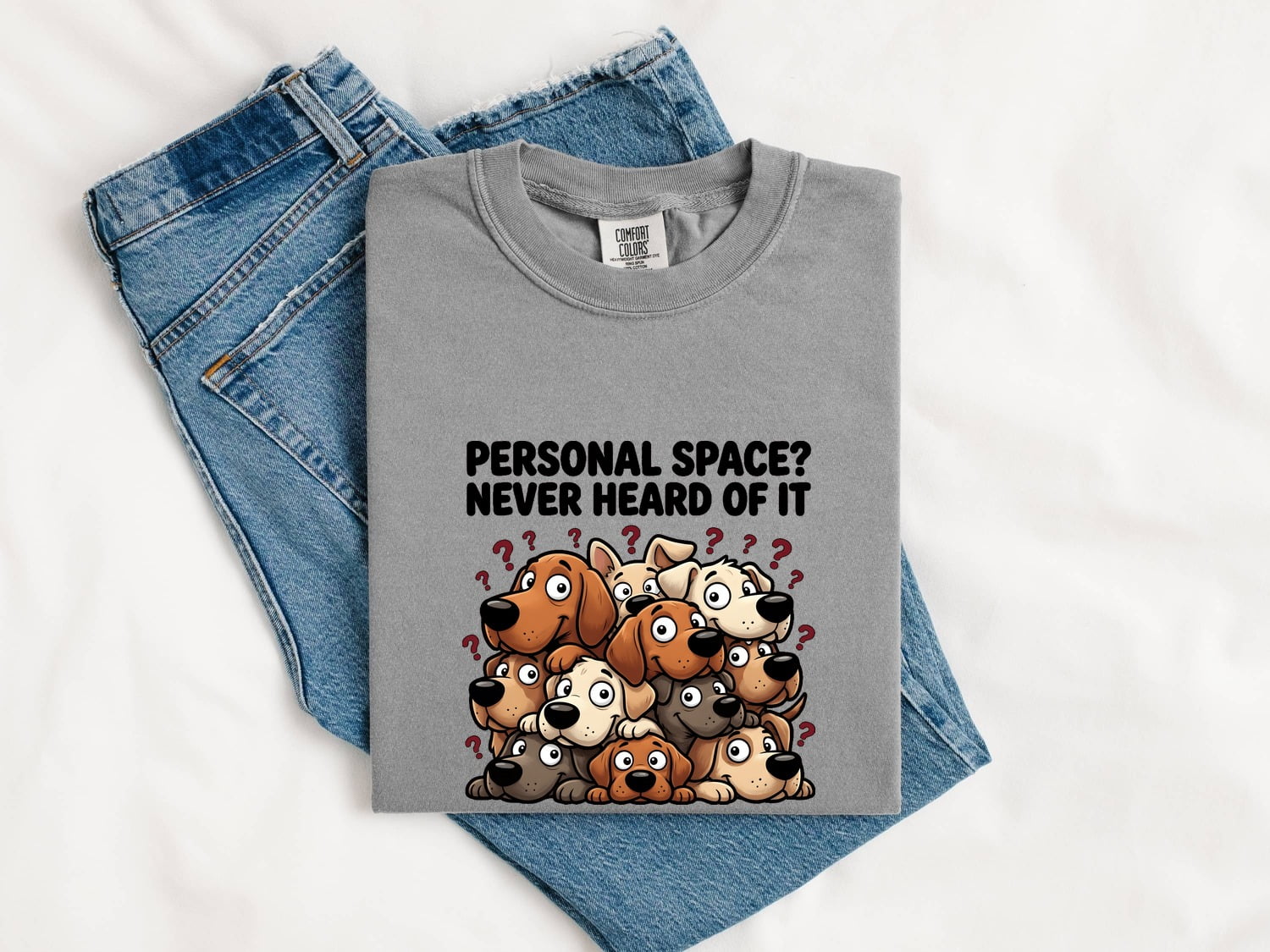 Dog Group Shirt Dog Satire Gift Women Caricature Tee Pack T-Shirt Dog Fan Cartoon Tshirt Parody Graphic Line Art Marks Tshirt