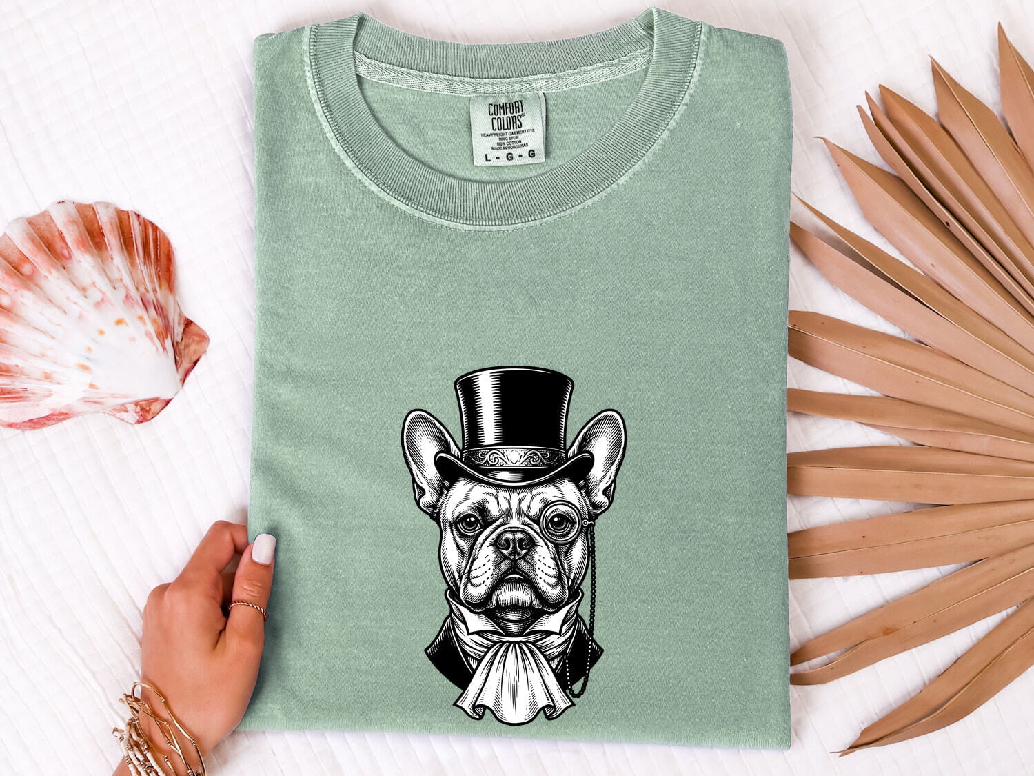 French Bulldog Shirt Dog Fauna Gift Women Sketch Tee Bulldog T-Shirt Dog Fan Puppy Tshirt Wildlife Graphic Cartoon Top Hat Tshirt