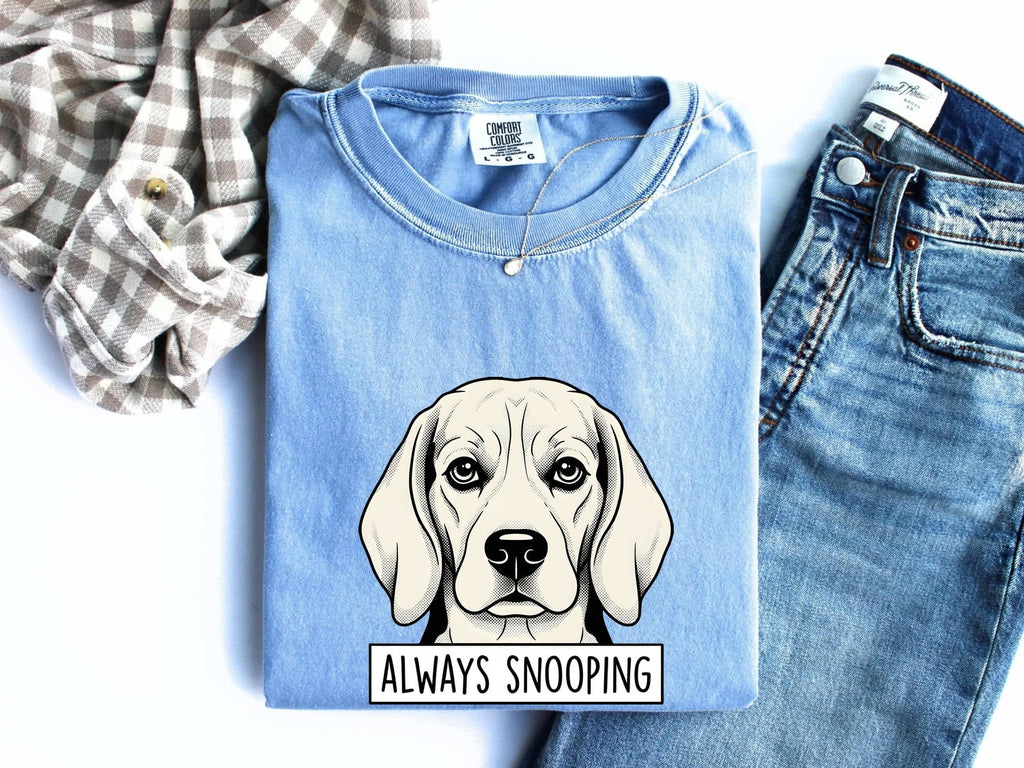 Beagle Puppy Shirt Dog Animals Gift Women Retro Tee Puppy T-Shirt Dog Fan Hound Tshirt Wildlife Graphic Sketch Text Banner Tshirt