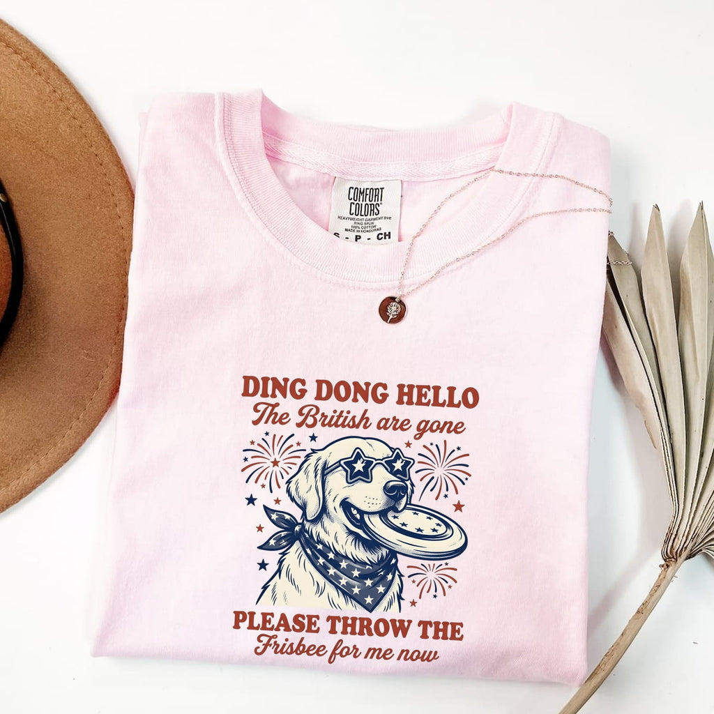 Golden Dog Shirt 4th Of July Canine Gift Women Aged Tee Dog T-Shirt Independence Day Fan Vintage Tshirt Puppy Graphic Primitive Firework