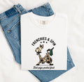 French Bulldog Stationary Bike Shirt Sports & Activities Workout Gift Women Caricature Tee Frenchie T-Shirt Fitness Enthusiast Cartoon