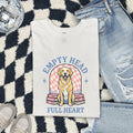Golden Retriever Shirt Dog Reading Materials Gift Women Kawaii Tee Retriever T-Shirt Dog Fan Cute Tshirt Book Graphic Hand Drawn Stacked