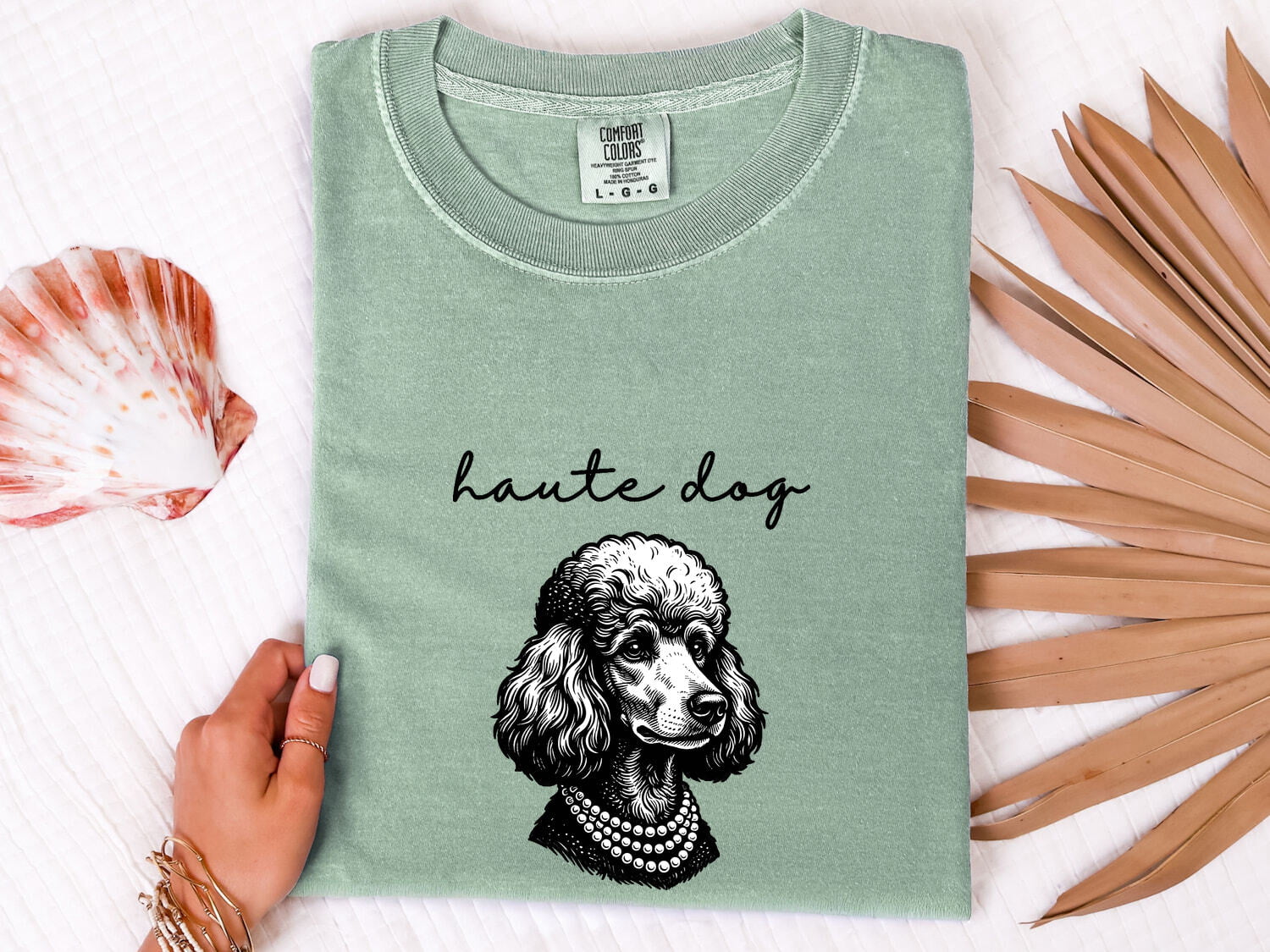 Toy Poodle Shirt Dog Apparel Gift Women Old School Tee Poodle T-Shirt Dog Fan Poodle Art Tshirt Clothing Graphic Line Art Pearl Strand